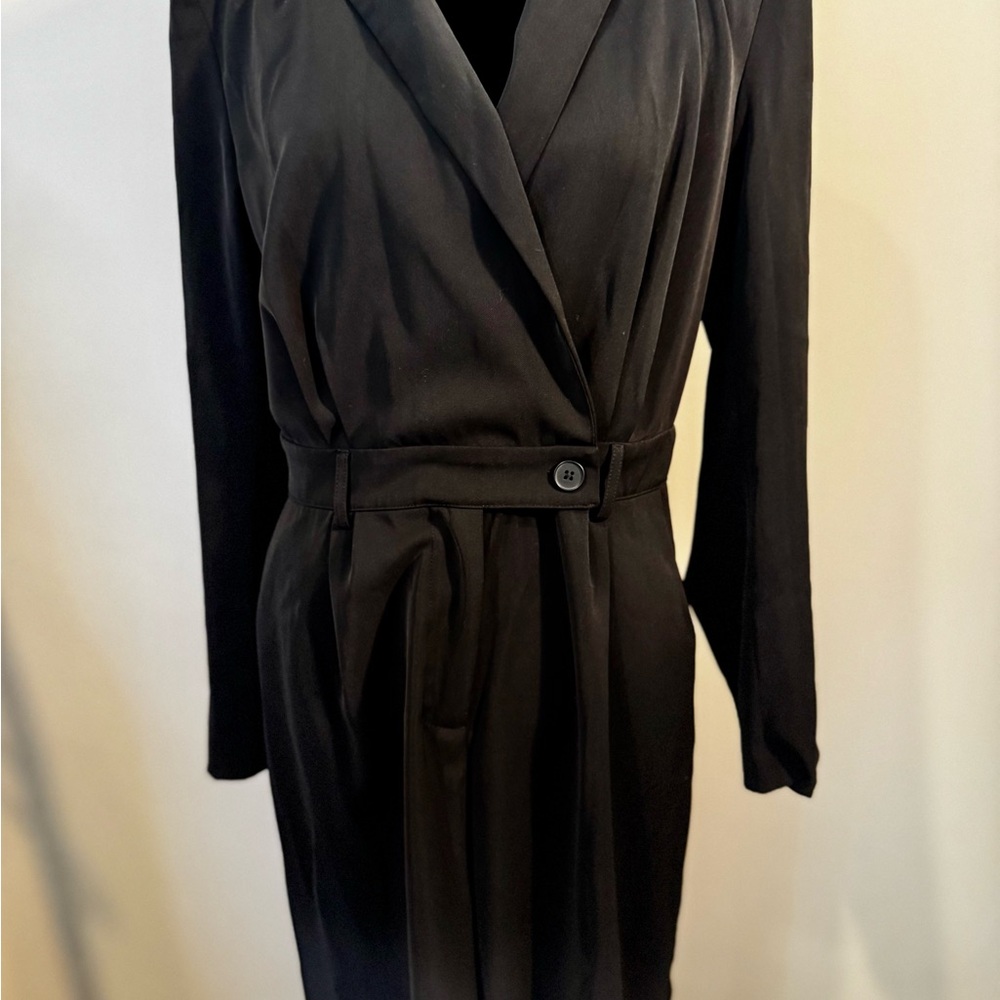 Cider Black Long Sleeve Jumpsuit‎